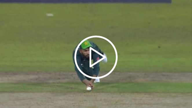 [Watch] Mohammad Haris Pulls Off a Dazzling Low Diving Catch to Dismiss Kusal Mendis